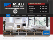 Tablet Screenshot of mbr-immobilier.com